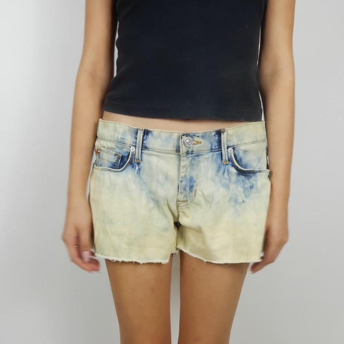 90s Acid Wash Mini Shorts