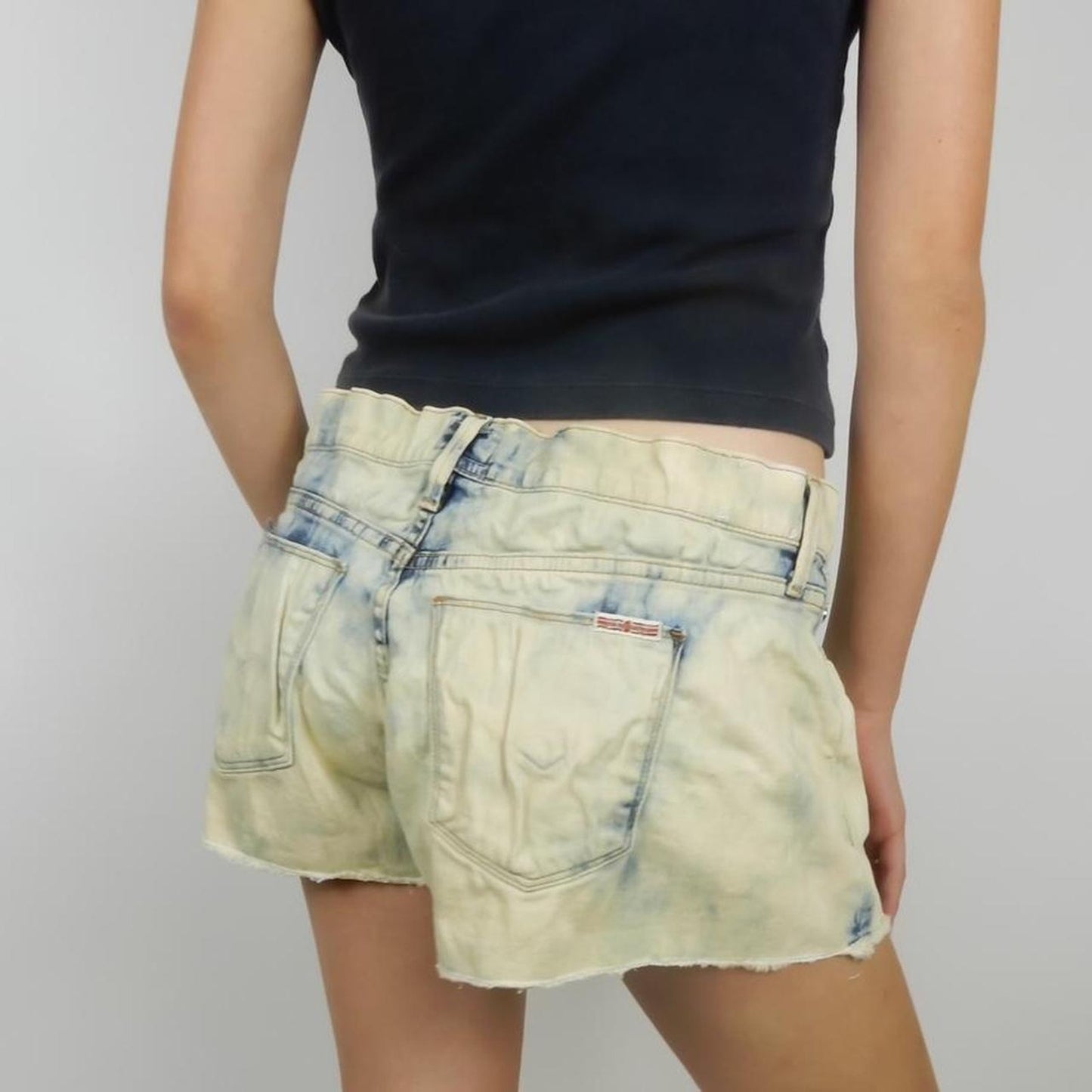 90s Acid Wash Mini Shorts