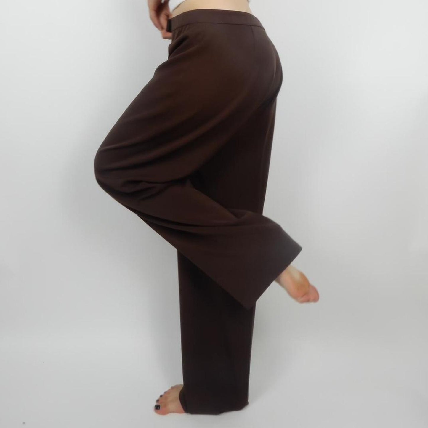 Trouser Pants in Chocolate Brown